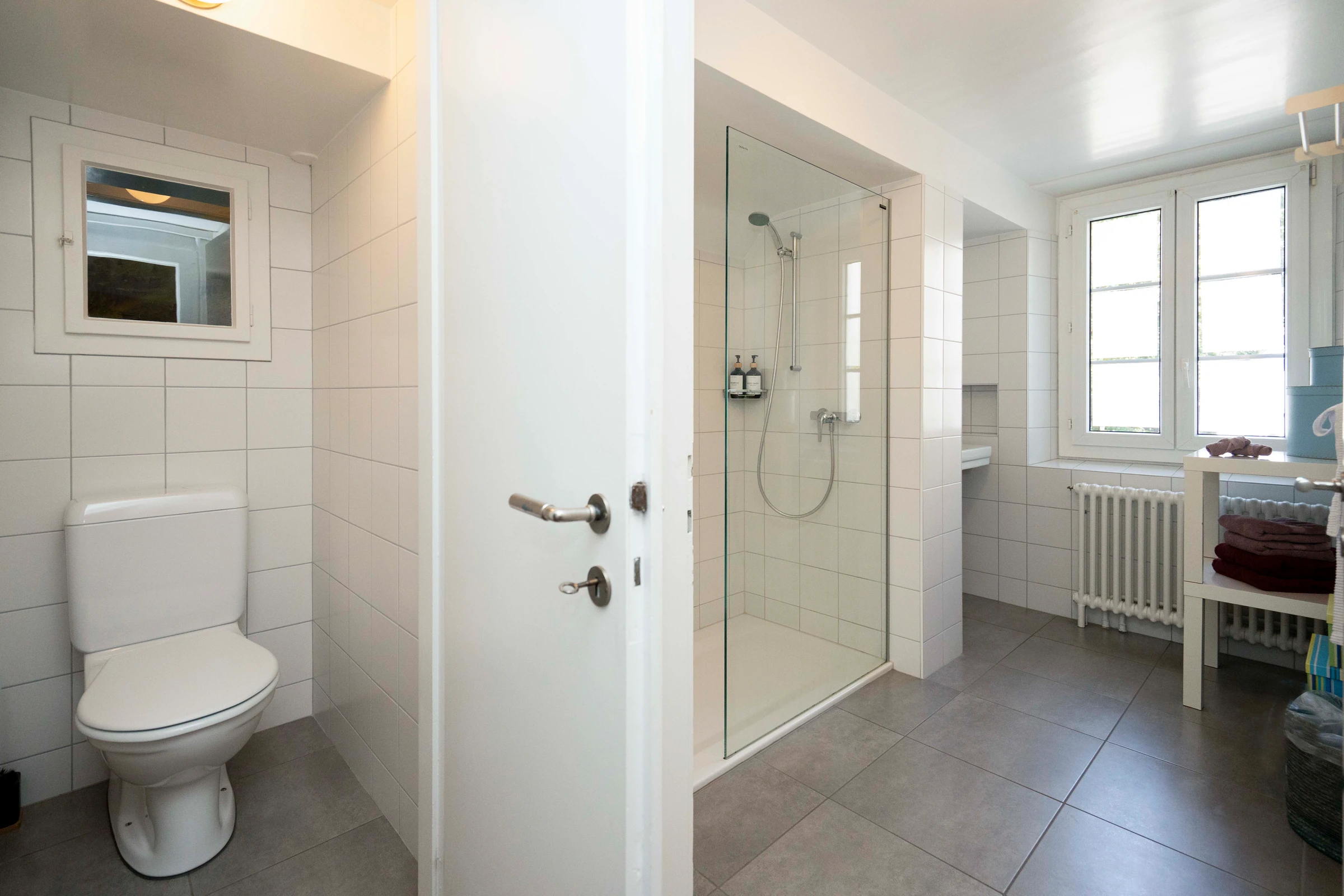 La douche et les WC privés de d’Antan