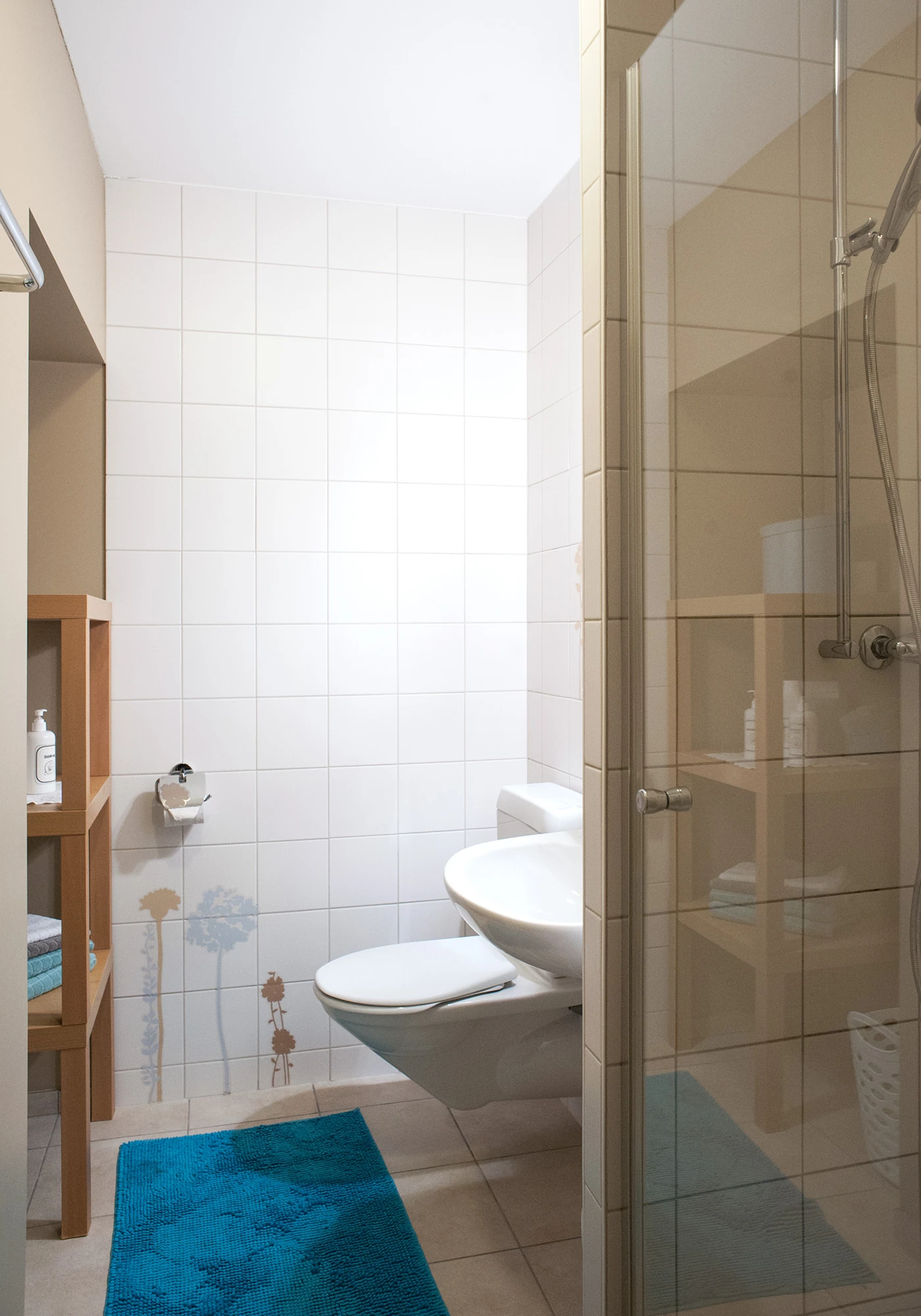 La douche et les WC privés de Baroque