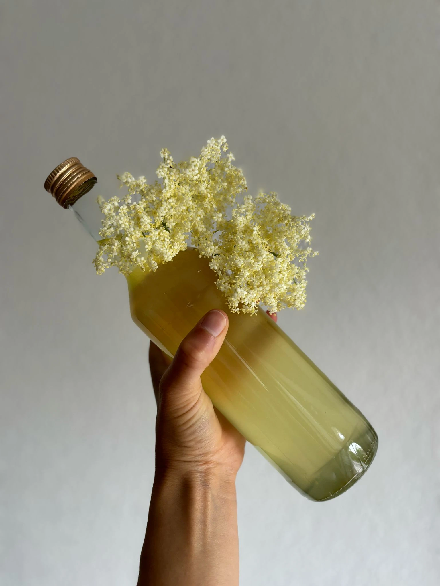 Un sirop et ses fleurs, produits maison Toqué