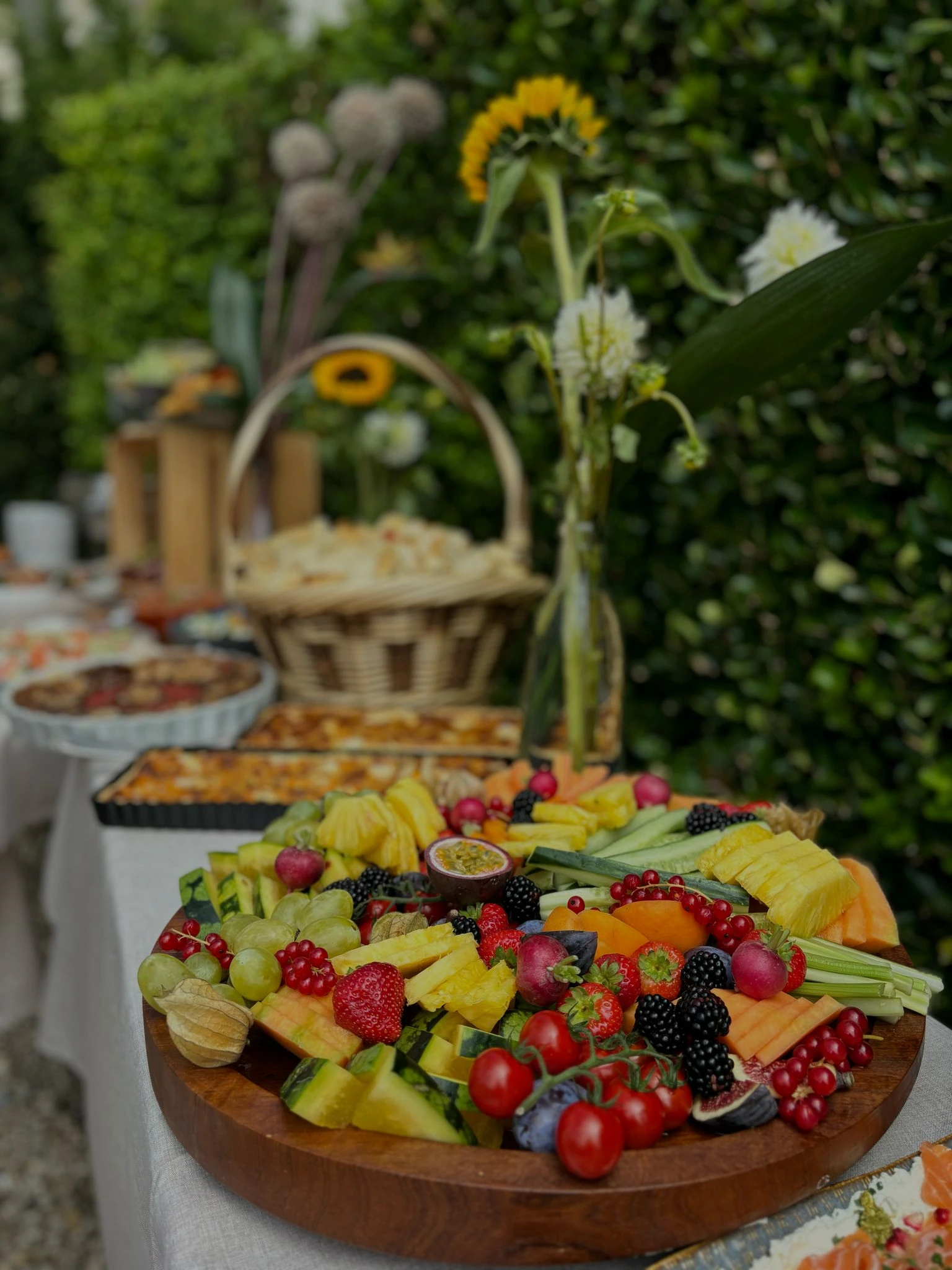 Un buffet préparé par Toqué